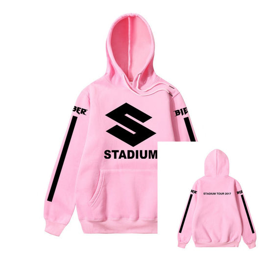 Engelse print pullover hoodie