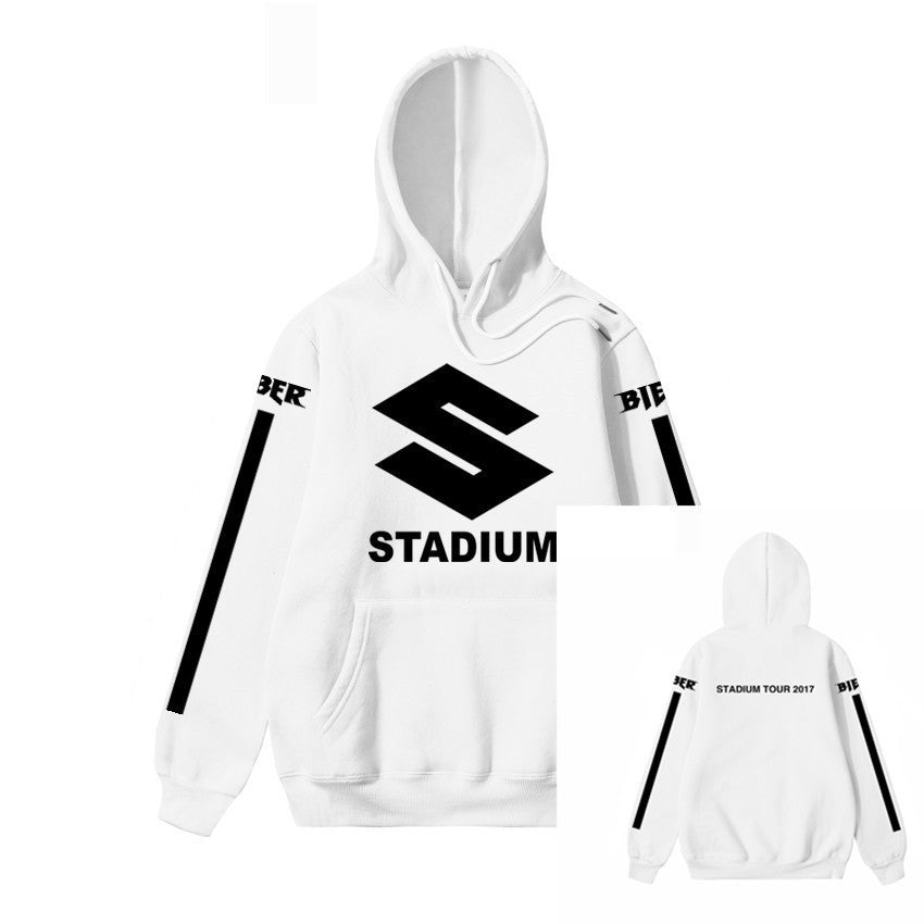 Engelse print pullover hoodie