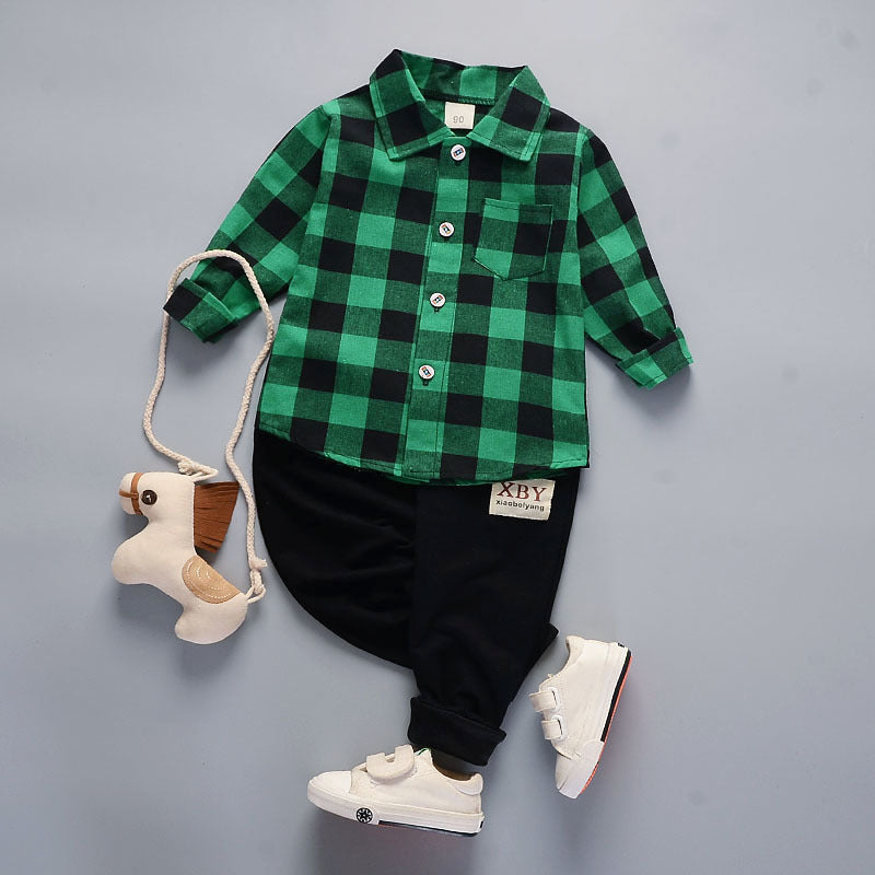 Casual 2-delige Set voor Sweatshirt/ Hoodie /Overhemd & Broek voor Kinderen