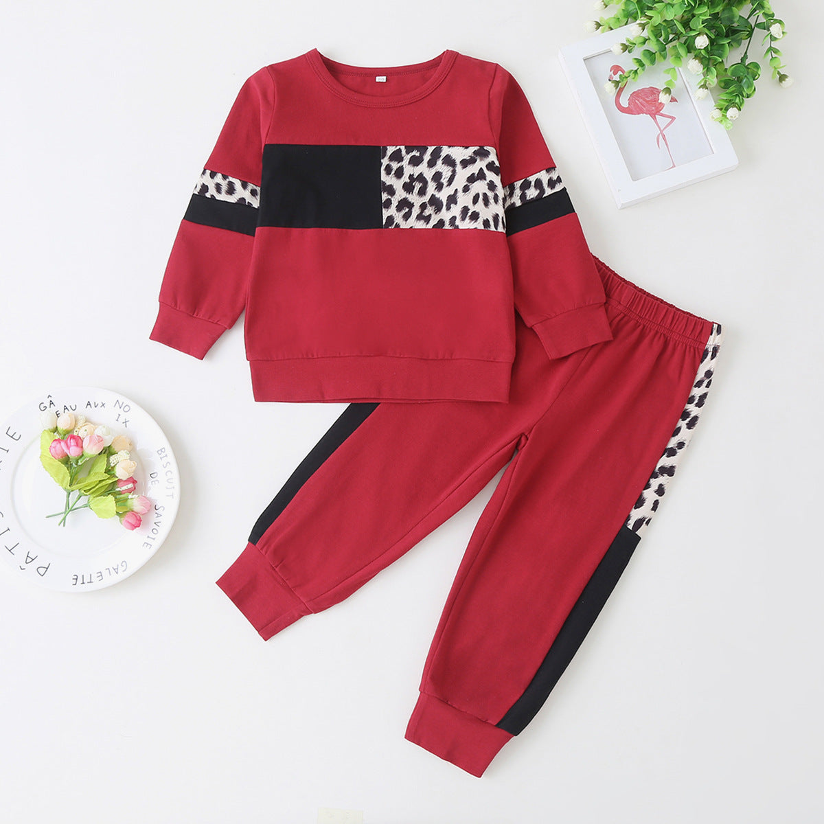 Casual 2-delige Set voor Sweatshirt/ Hoodie /Overhemd & Broek voor Kinderen