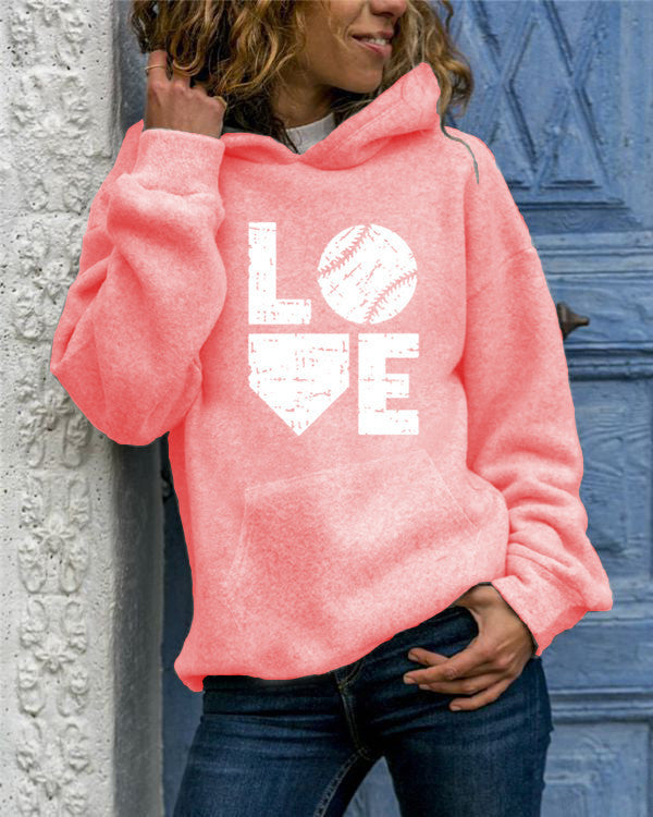 Hoodie dames met print