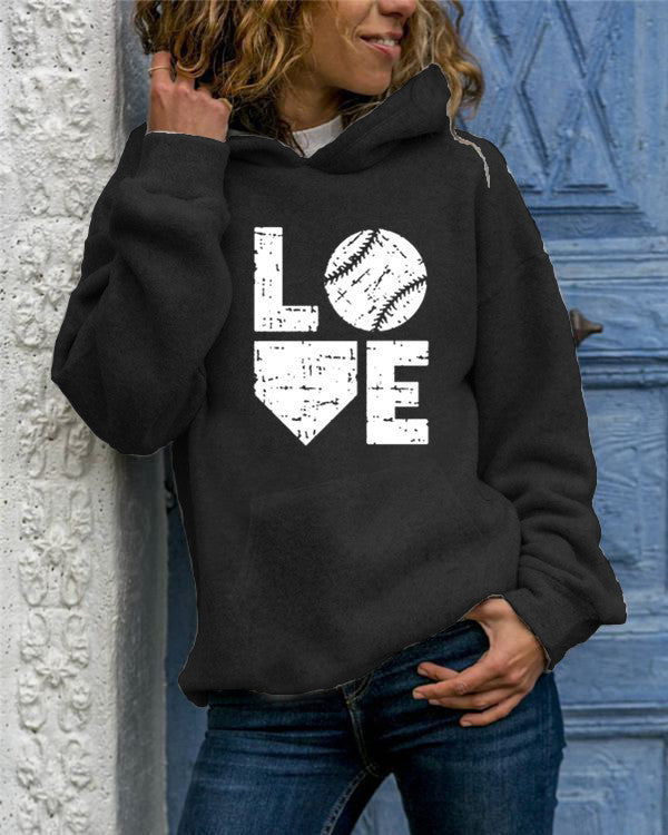 Hoodie dames met print