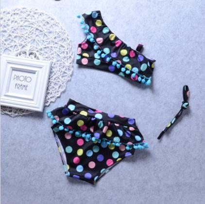 Pudcoco Schattige Meisjes Bikini Set met  Polka Dot voor Peuters/ Kinderen