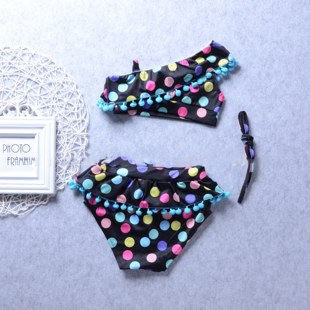 Pudcoco Schattige Meisjes Bikini Set met  Polka Dot voor Peuters/ Kinderen