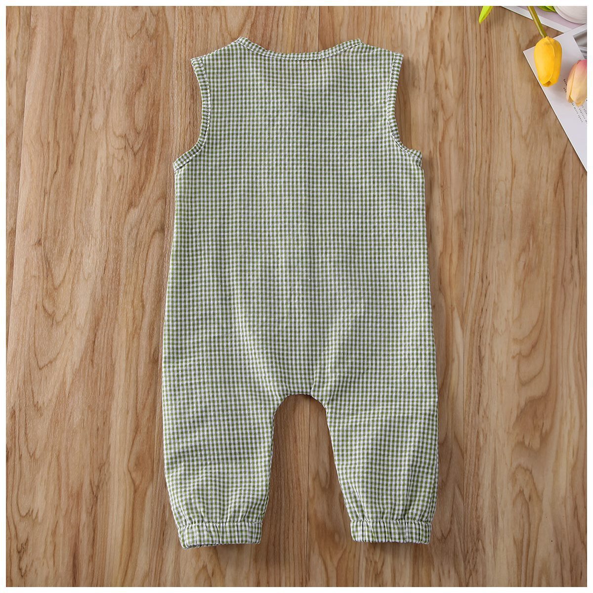 Baby/ Peuter Mouwloos Romper-Jumpsuit met Knopen