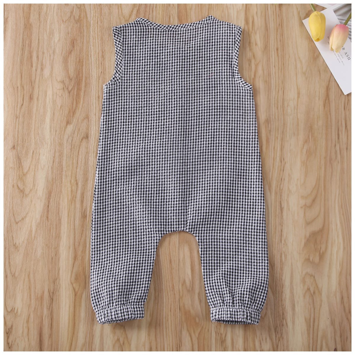 Baby/ Peuter Mouwloos Romper-Jumpsuit met Knopen