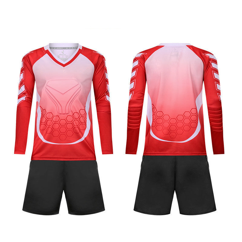 Sportwear 2-delige Set voor Keeper T-shirt met Lange Mouwen & Broek voor Tieners