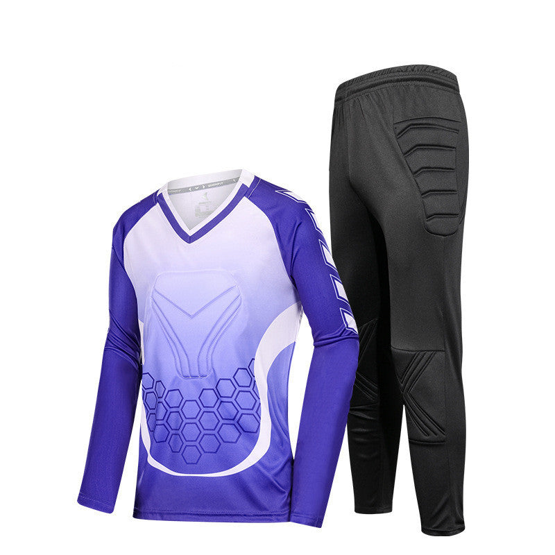Sportwear 2-delige Set voor Keeper T-shirt met Lange Mouwen & Broek voor Tieners