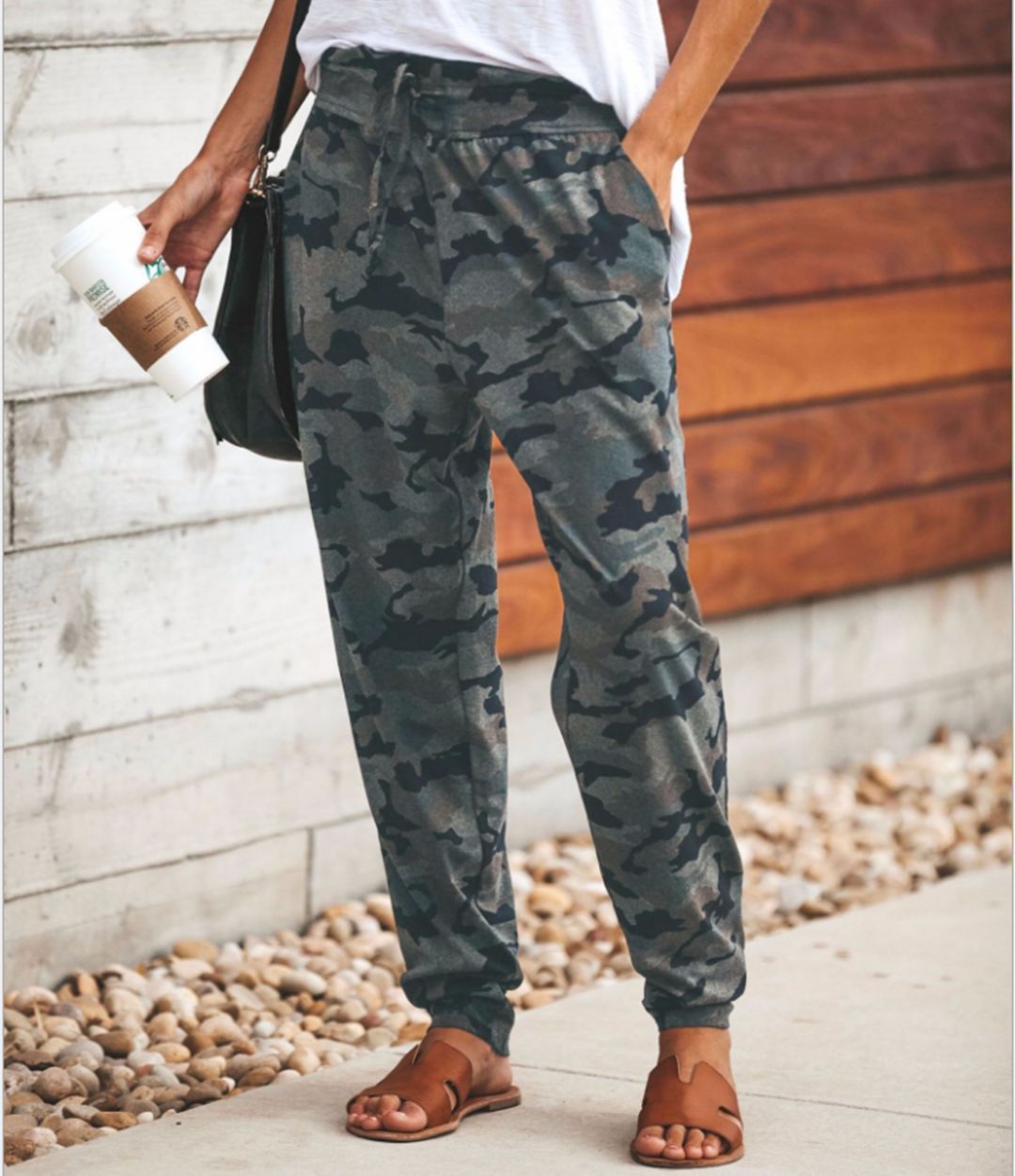 Europese en Amerikaanse Stijl Camouflage Joggingbroek voor Heren/ Jongens
