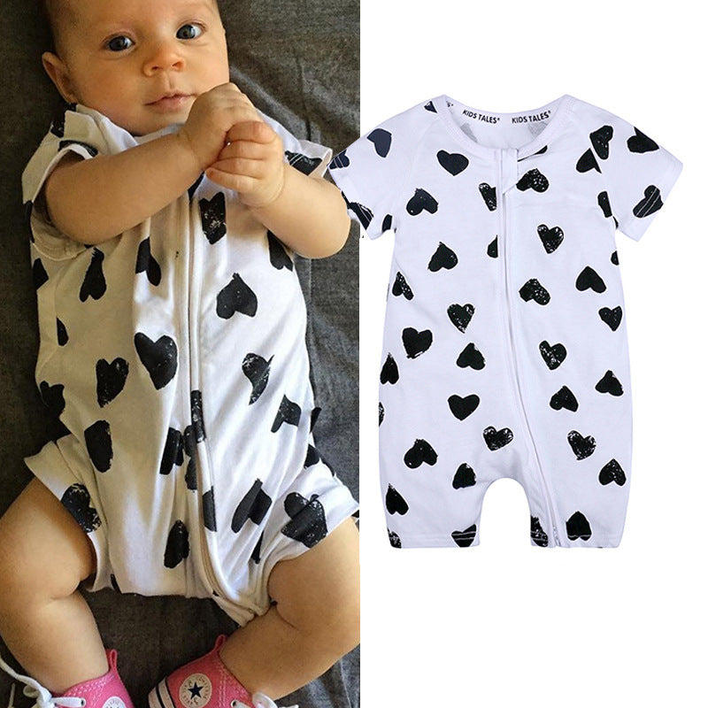 Kids Tales Jumsuites met Korte Mouwen en Print voor Baby's / Peuters