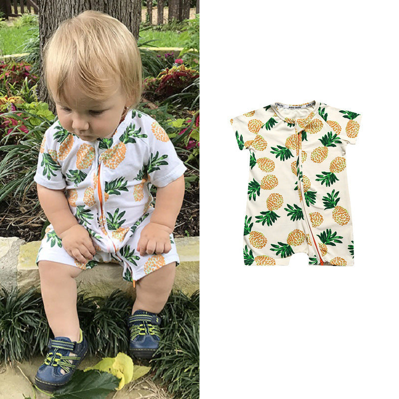 Kids Tales Jumsuites met Korte Mouwen en Print voor Baby's / Peuters