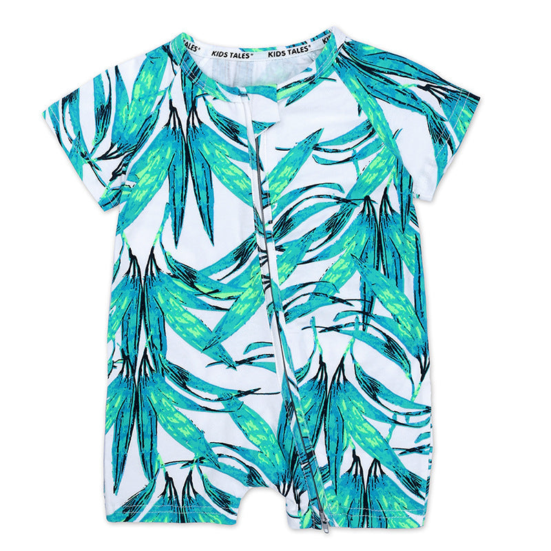 Kids Tales Jumsuites met Korte Mouwen en Print voor Baby's / Peuters