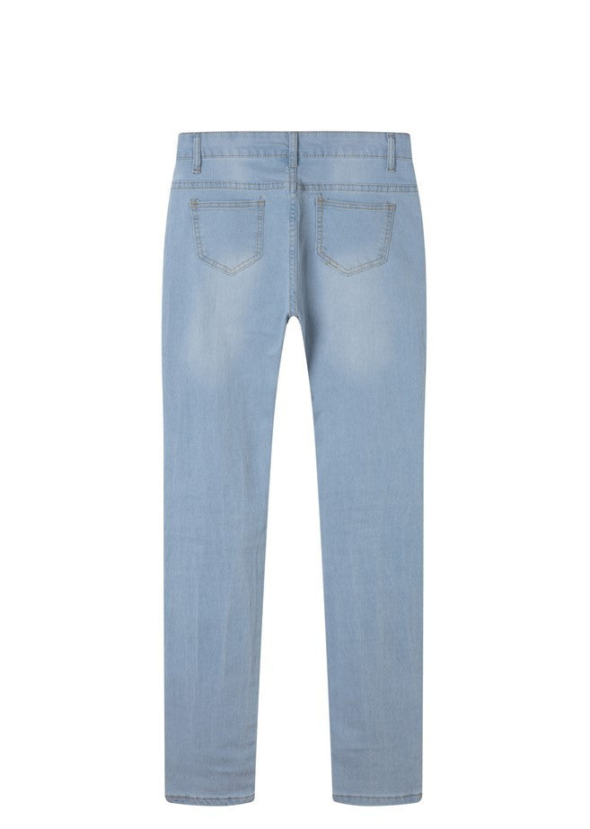 Ripped Jeans in Europese en Amerikaanse Stijl voor Dames/ Plus-size & Meisjes