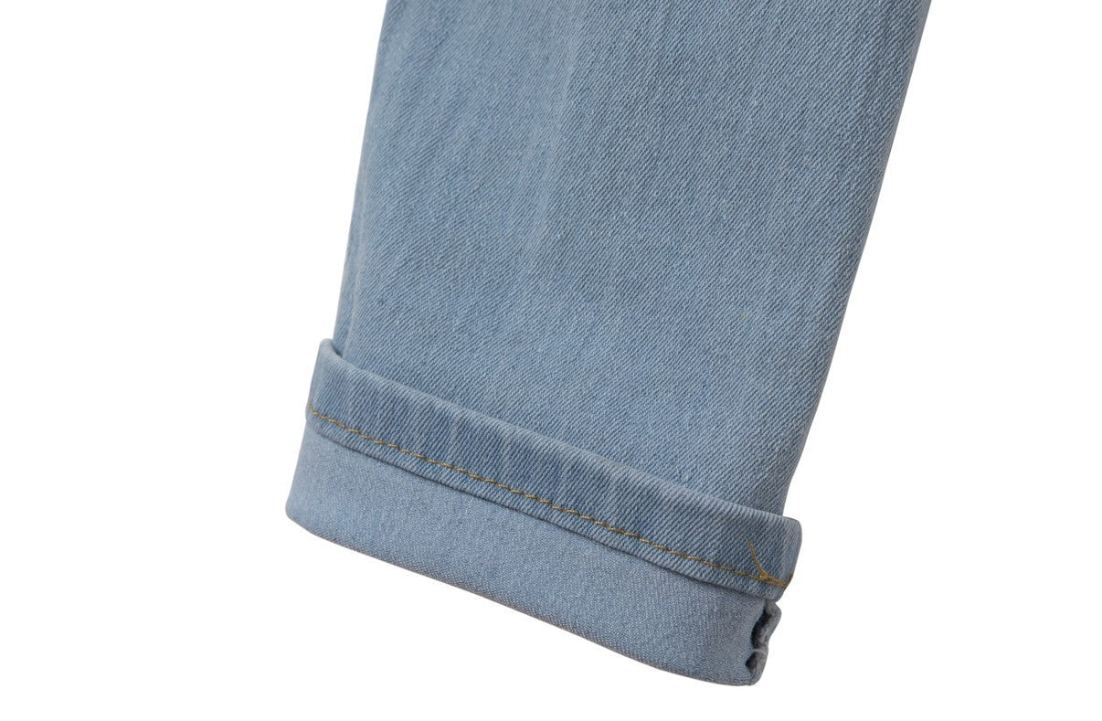 Ripped Jeans in Europese en Amerikaanse Stijl voor Dames/ Plus-size & Meisjes