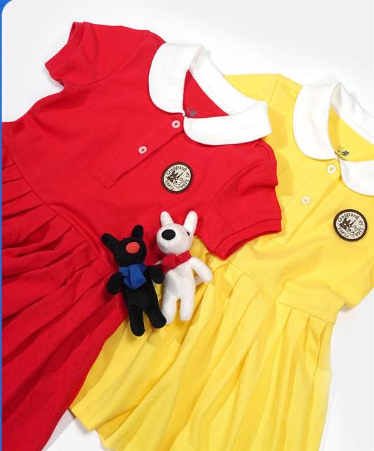 Meisjesjurken Polo Stijl