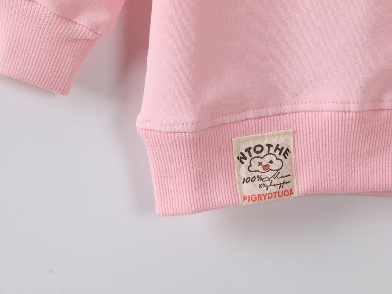 Sweatshirt voor Meisjes met Sterprint