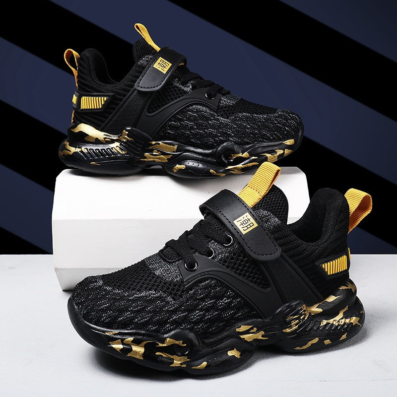 Flying Weave mesh kindersportschoenen met Antislip