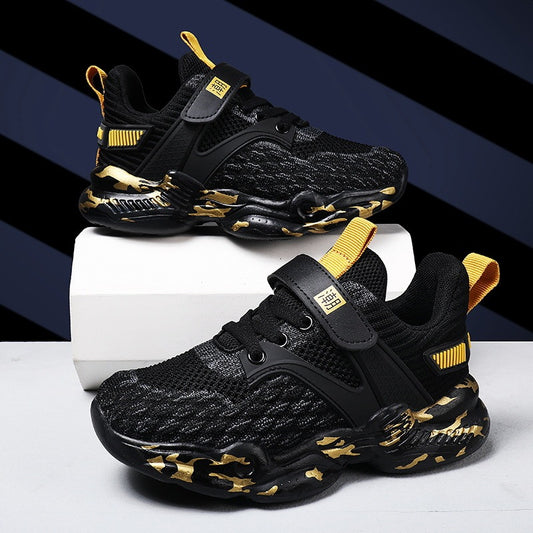 Flying Weave mesh kindersportschoenen met Antislip