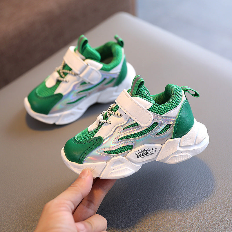 Reflecterende Kinderflats met Klittenbandsluiting