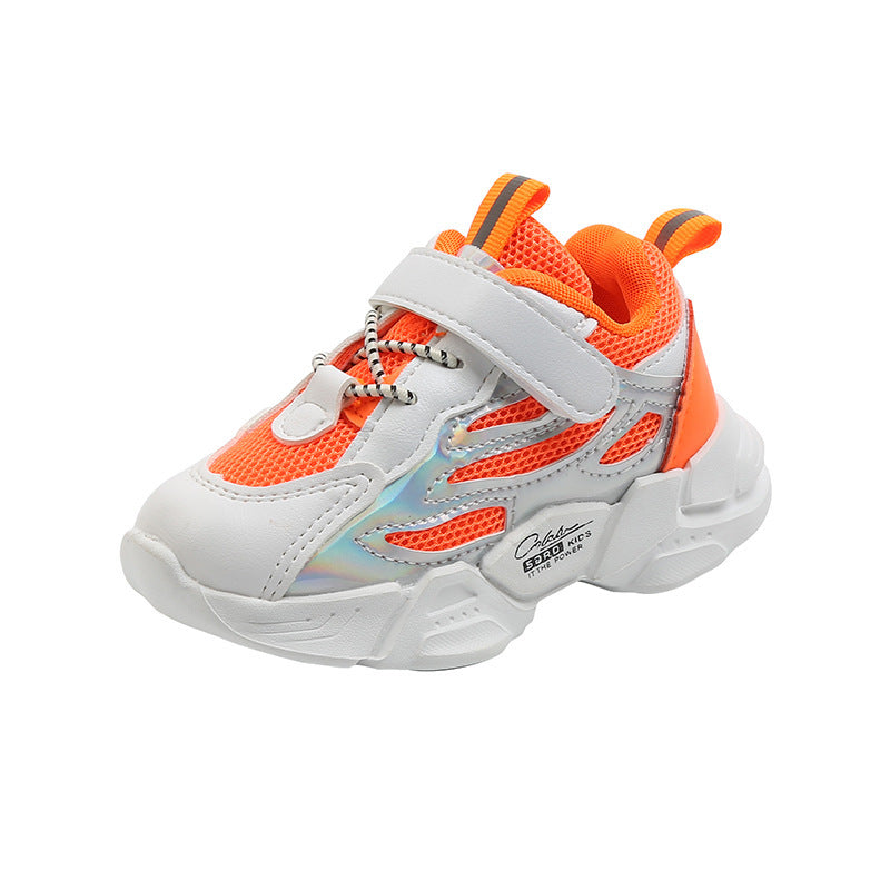 Reflecterende Kinderflats met Klittenbandsluiting