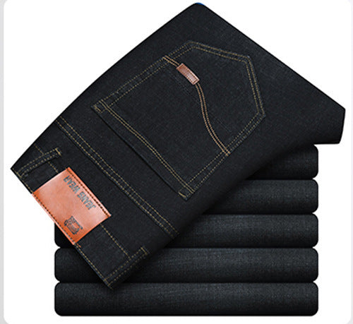 Casual  Slim Straight Stretch Jeans voor Heren & Jongens