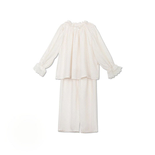 Europees en Amerikaans van Katoen Satijnen-Outfit Set met reactieve print voor meisjes