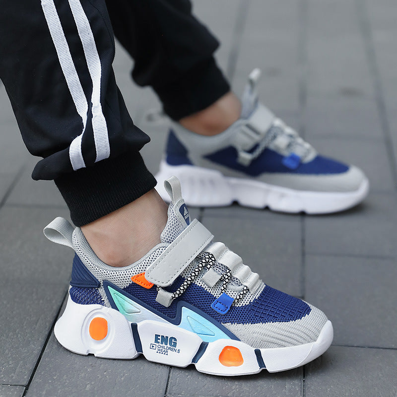 Casual Sportschoenen voor Kinderen van Mesh en PU-Leer