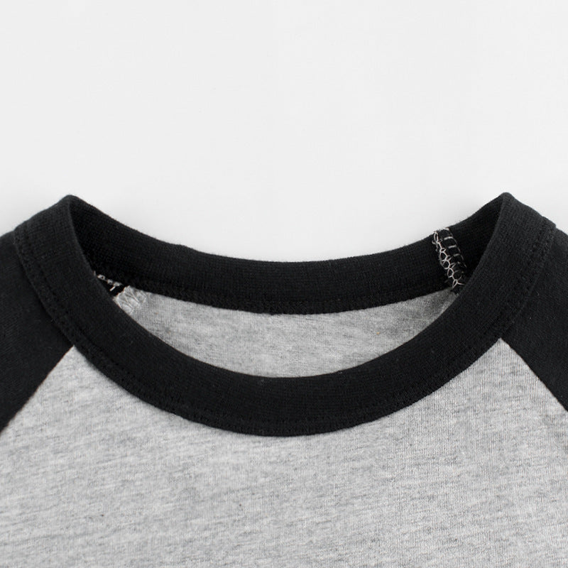 Casual T-shirt met Korte Mouwen en Print voor Jongens