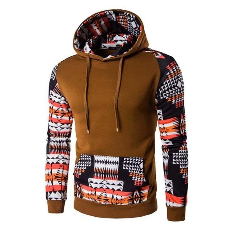 Heren hoodies met Azteeks patroon