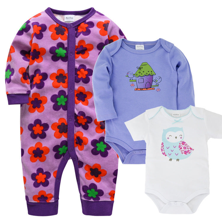 Baby's / Peuters 3-delige kleding Set met Bedrukking voor Jongens & Meisjes