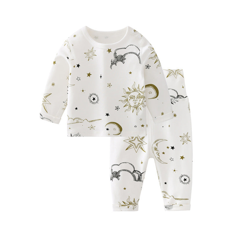 Trendy Apollo-Pak Longsleeve Shirt & Broek Outfit voor Baby's / Peuters