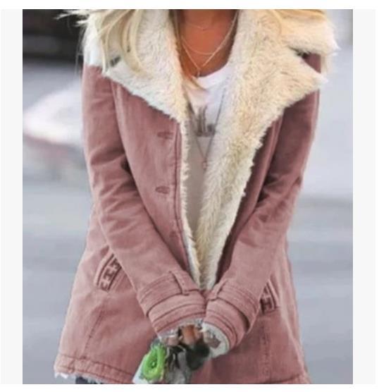 Trendy Winter Warme Revers Fleece Jas met Knoopsluiting in Europese en Amerikaanse Stijl voor Dames & Plus-size