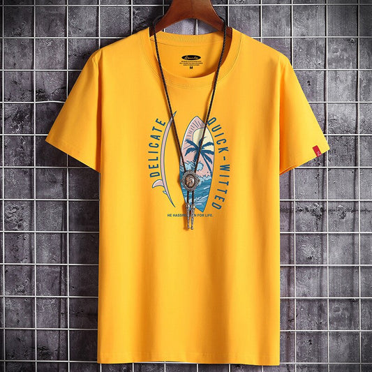Retrostijl Effen Kleur Oversized Casual Vintage Korte Mouw Ronde Hals T-shirt met Grafische Print van Anime Harajuku Manga voor Heren & Jongens