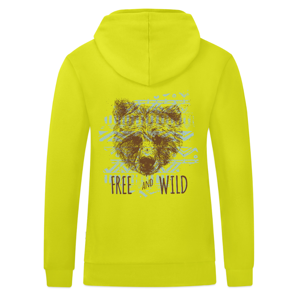 JAKO Ziphoodie Organic - limegroen