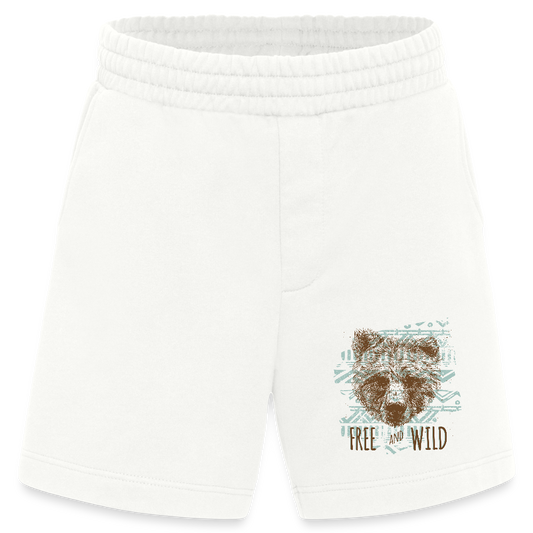 Heavyweight organic shorts made in EU - OFF WHITE