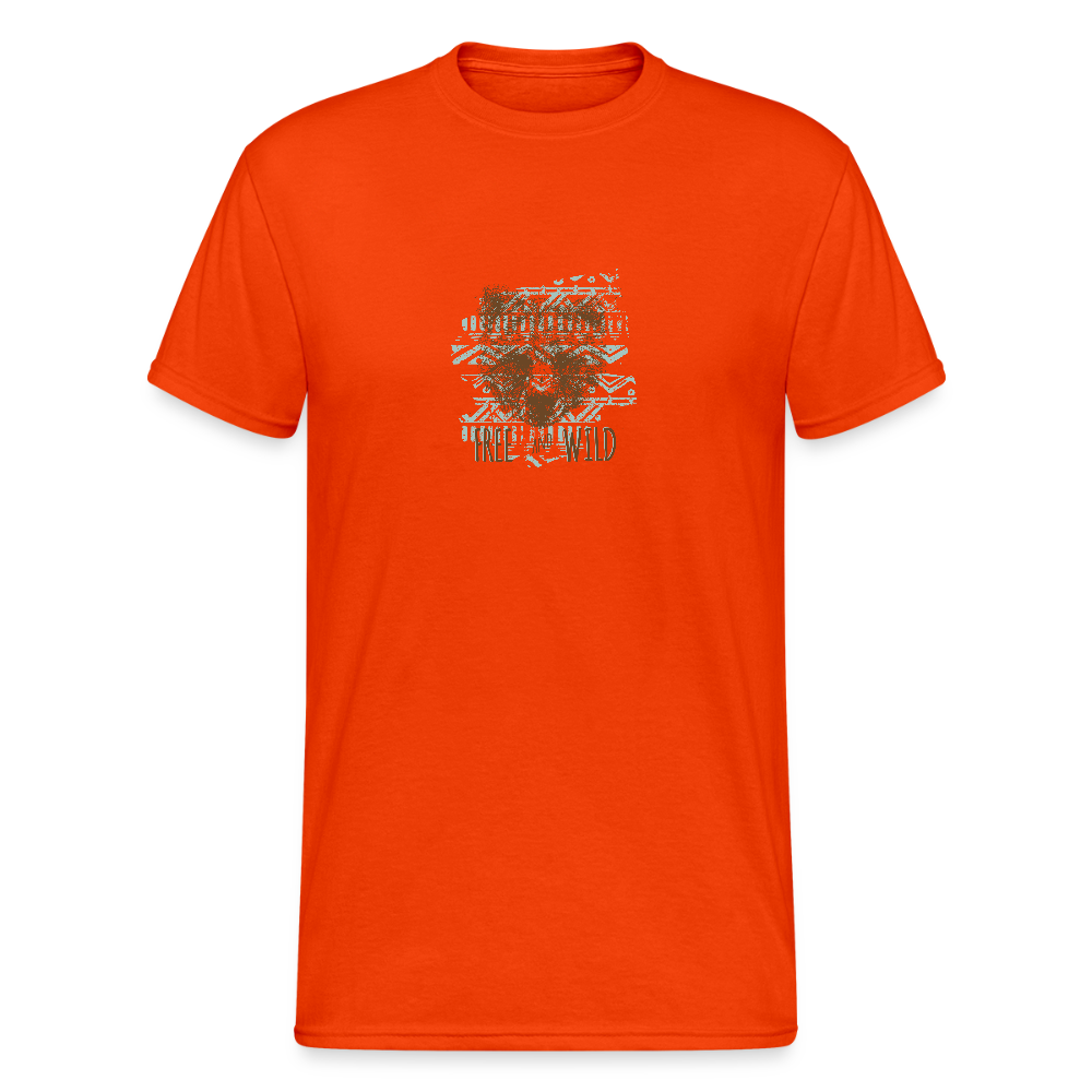 Mannen Gildan Heavy T-shirt - oranje