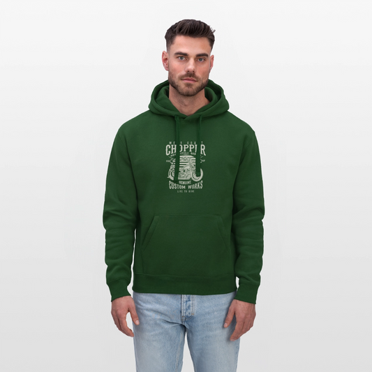 Mannenhoodie van Russell - bottlegreen