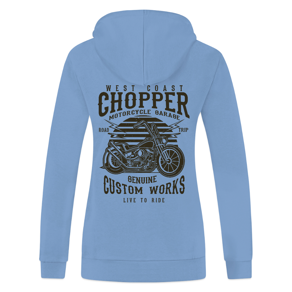 JAKO Vrouwen ziphoodie Organic - sky