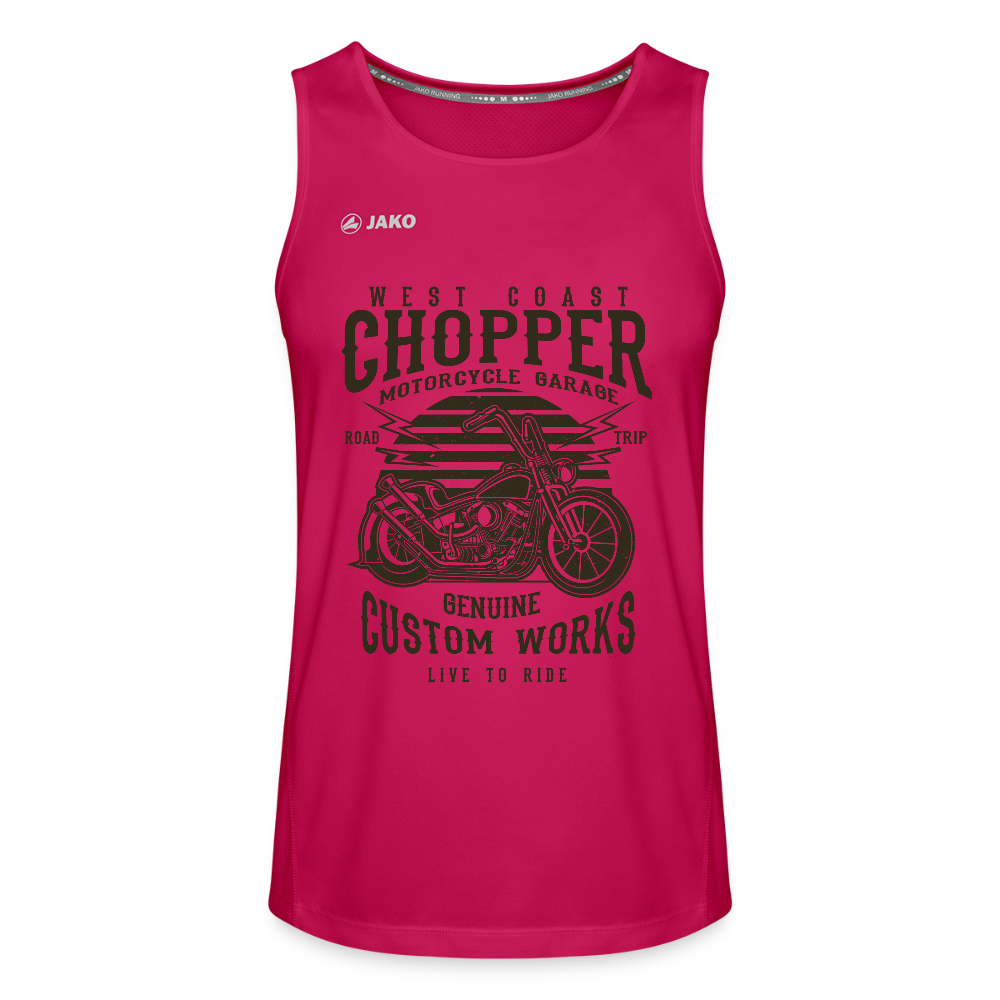 JAKO Mannen tanktop Run 2.0 - donker roze