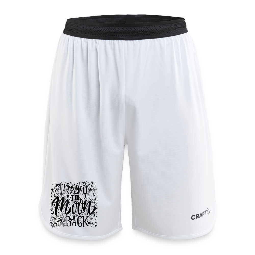 CRAFT Progress kinder-basketbalshorts - wit