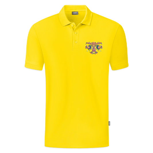 JAKO Mannen Polo Organic - geel