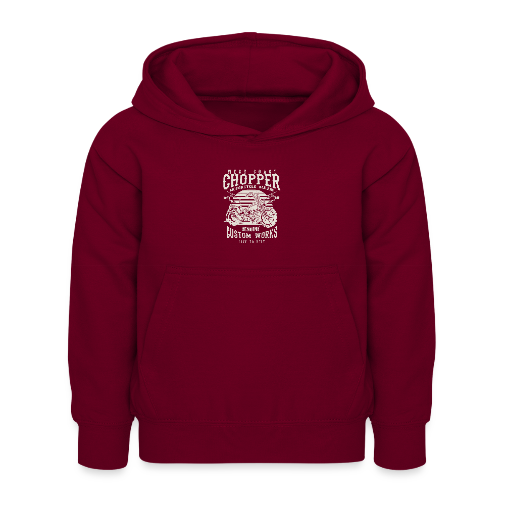 Kinderhoodie - bordeaux