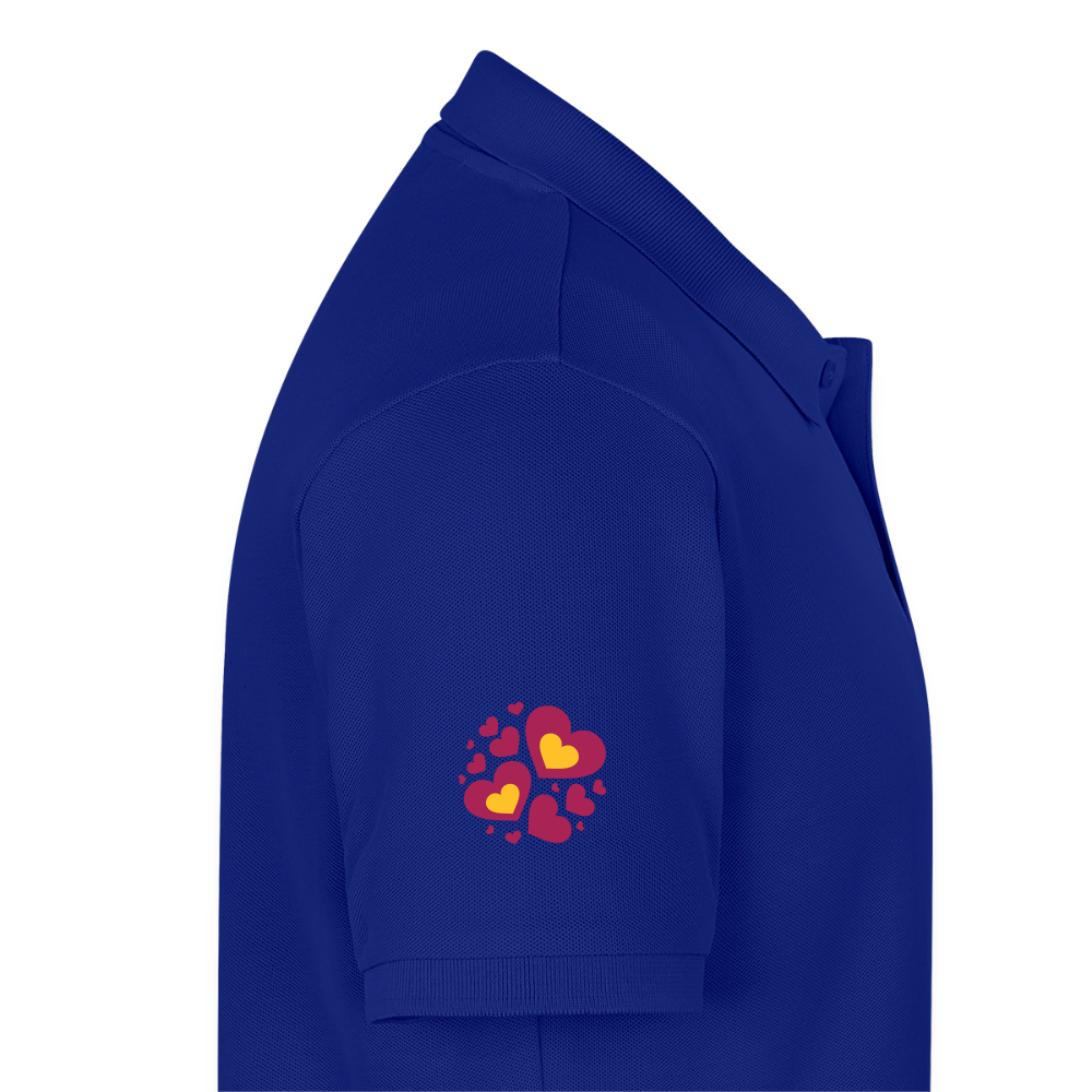 Mannen Premium Bio Poloshirt - koningsblauw