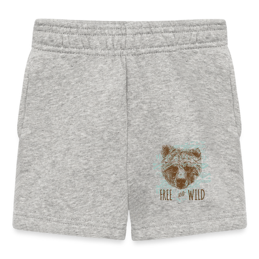 Baby shorts - grijs gemêleerd