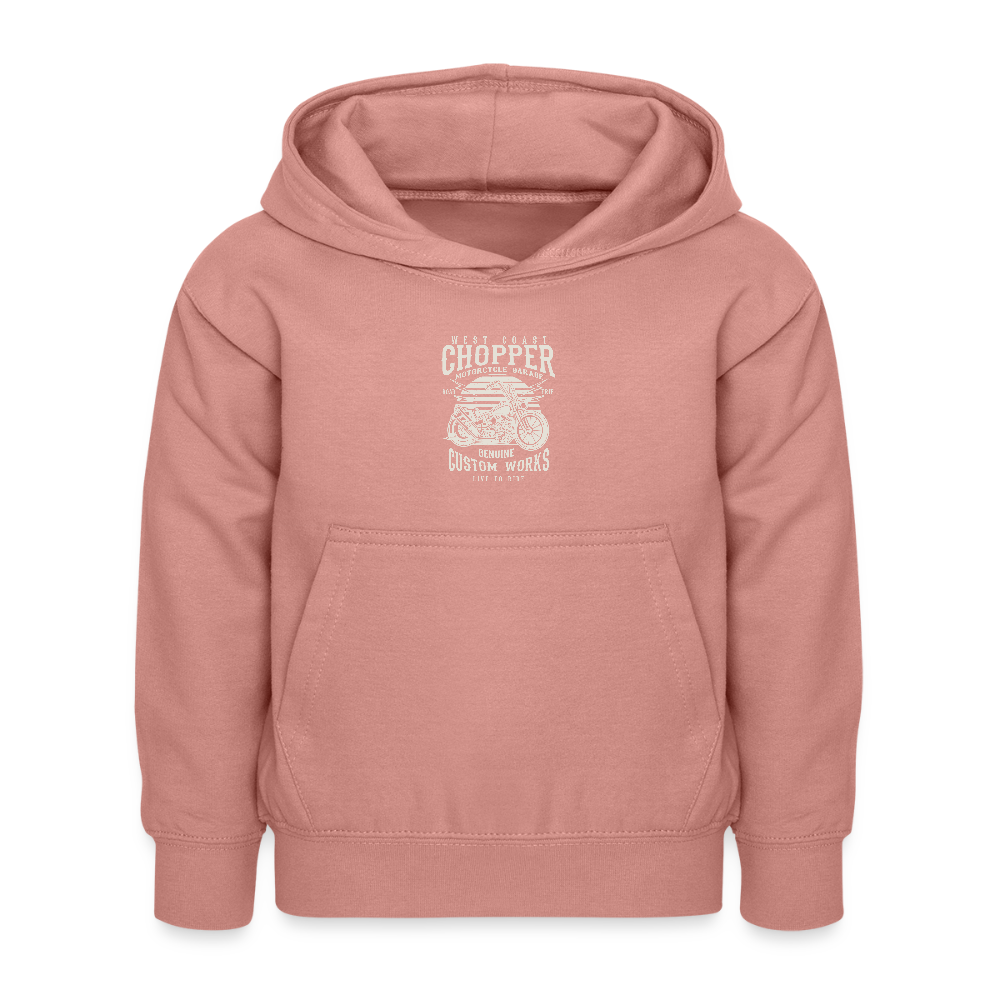 Kinderhoodie - altrosa