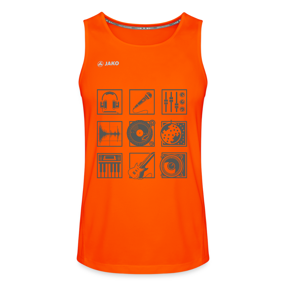 JAKO Mannen tanktop Run 2.0 - neonoranje