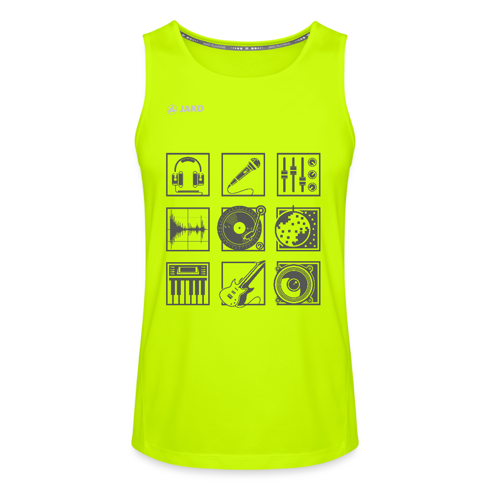 JAKO Mannen tanktop Run 2.0 - neongeel