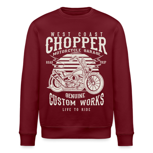 Stanley/Stella Uniseks bio-sweatshirt ROLLER - bourgognerood