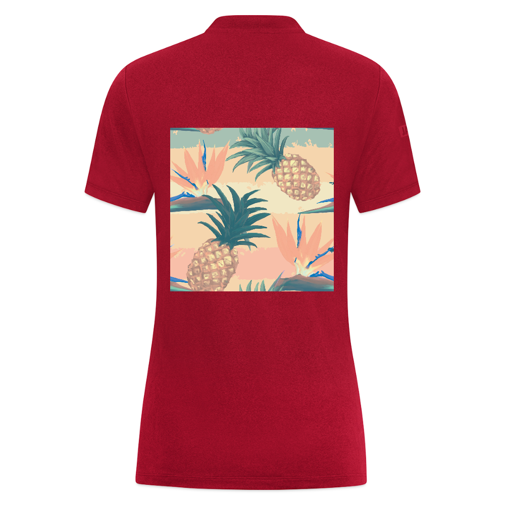 JAKO Vrouwen poloshirt Pro Casual - donkerrood