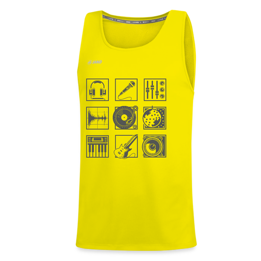 JAKO Teenager tanktop Run 2.0 - neongeel